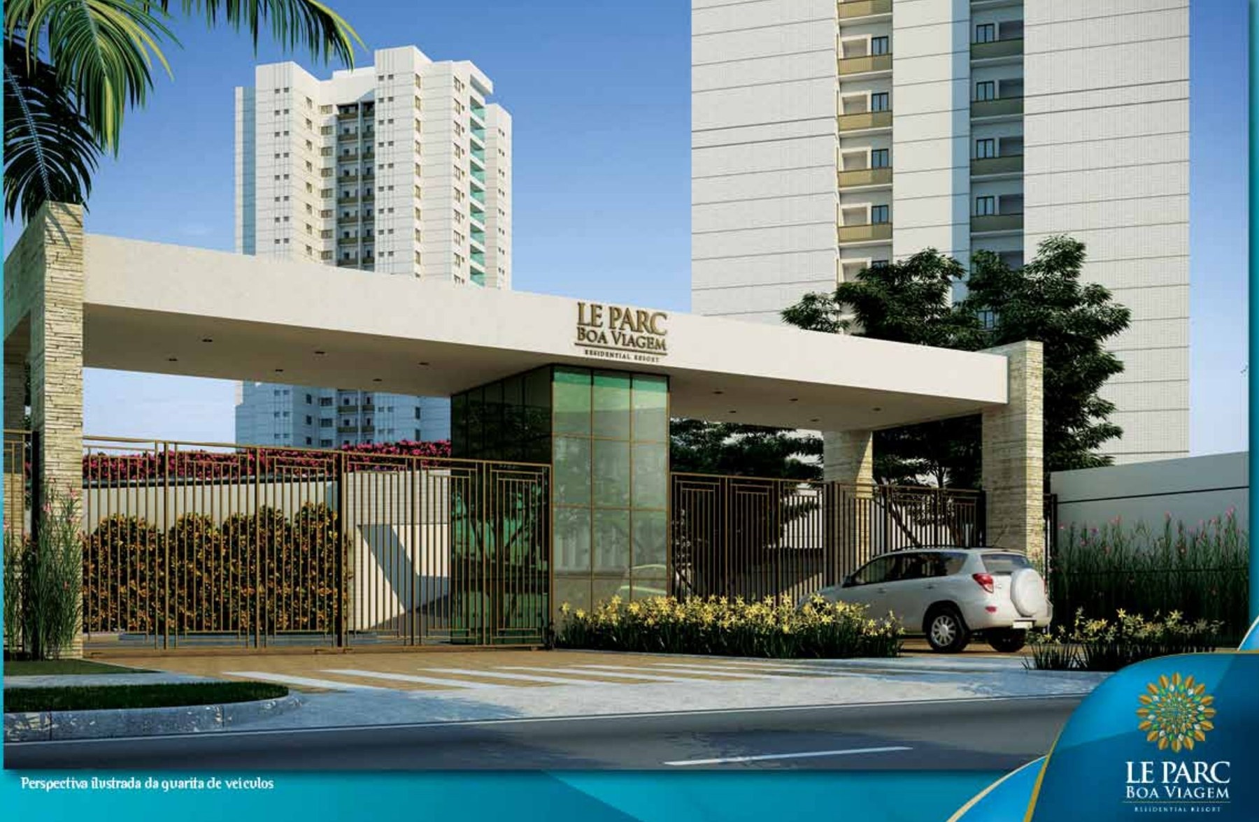 Le Parc Boa Viagem — guarita de veículos com charme, tranquilidade e segurança